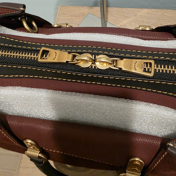 1941 COACH ROGUE 36 OXBLOOD SUEDE NEW! - Picture 9 of 12